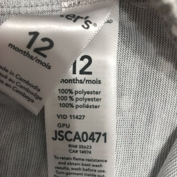 NWT, Carter’s 3pc set, 12montha - Picture 6 of 7